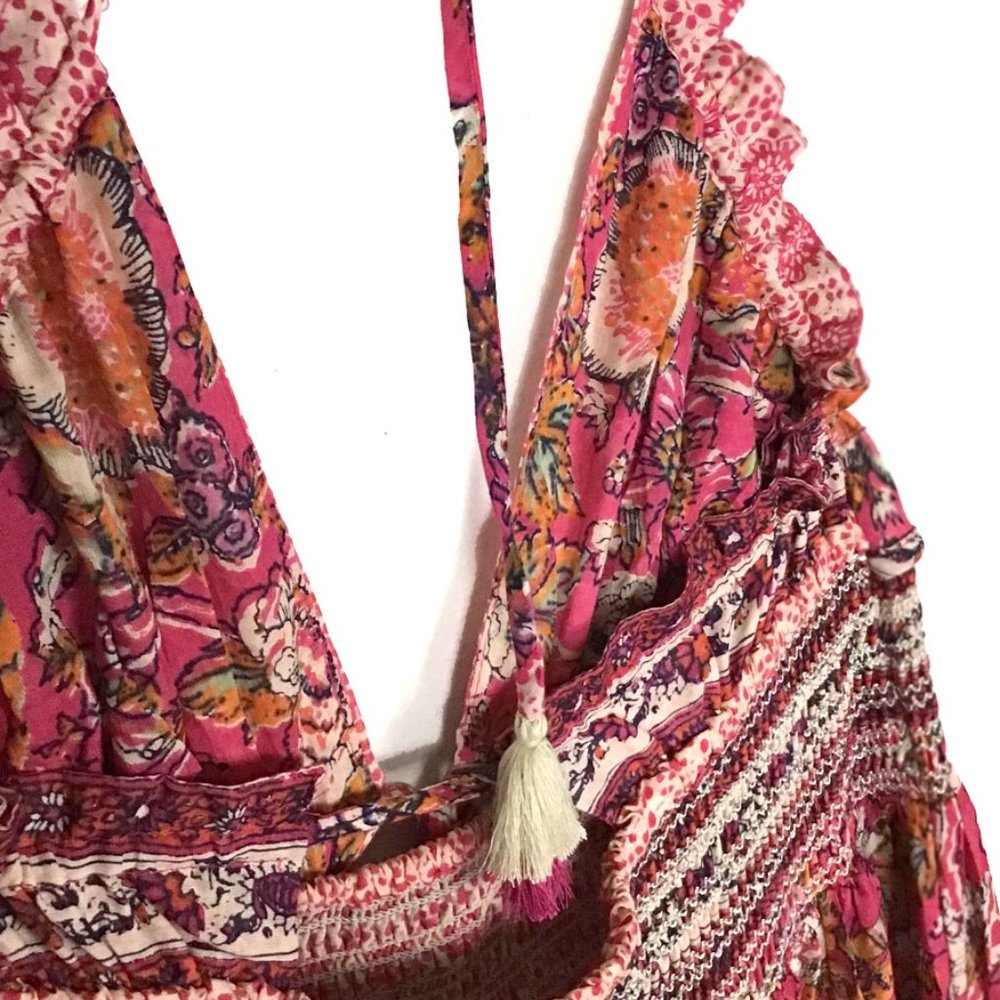 Free People Meadow Combo Real Love Print Maxi Dress - Picture 10 of 13